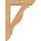 Ekena Millwork Funston Slat Smooth Bracket w/ Offset Brace, Western Red Cedar, 5 1/2"W x 22"D x 30"H BKT0604X22X30FST06SWR - alternate 2